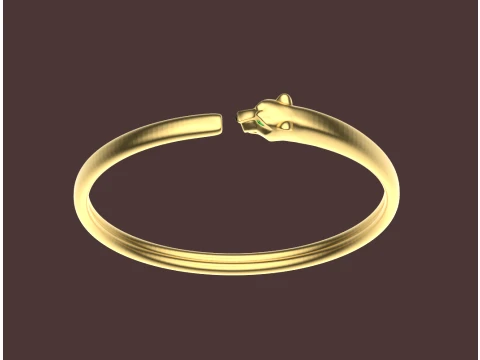 Bracelet panther 3D Print Model