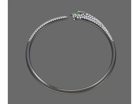 Bracelet panther 3D Print Model