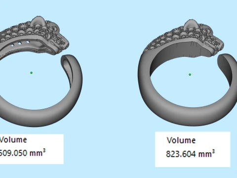 Ring Panther 3D Print Model