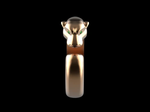 Ring Panther 3D Print Model