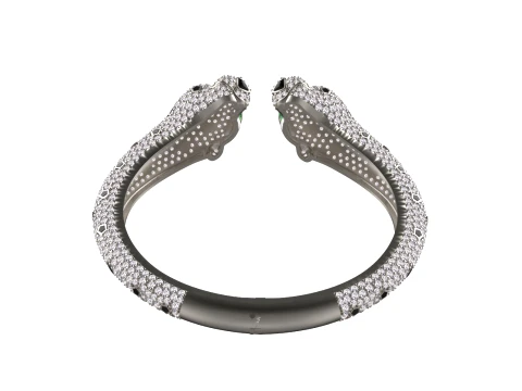 Bracelet panther 3D Print Model