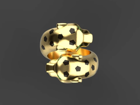 Ring Panther 3D Print Model