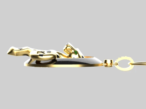 Pendant panther 3D Print Model