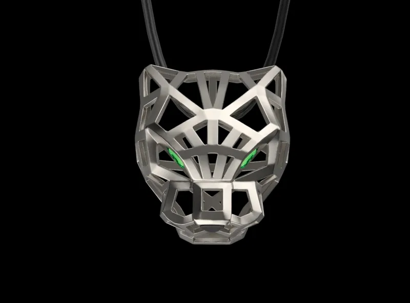Pendant panther 3D Print Model .c4d .max .obj .3ds .fbx .stl .blend 