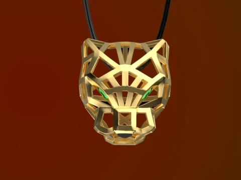 Pendant panther 3D Print Model