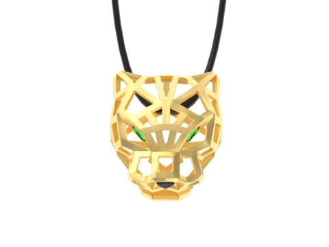 Pendant panther 3D Print Model