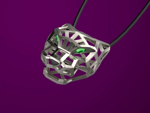 Pendant panther 3D Print Model