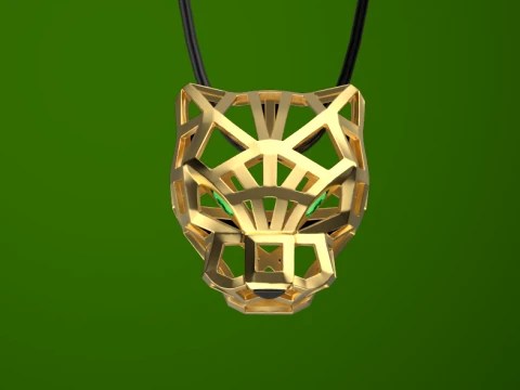 Pendant panther 3D Print Model