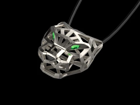 Pendant panther 3D Print Model