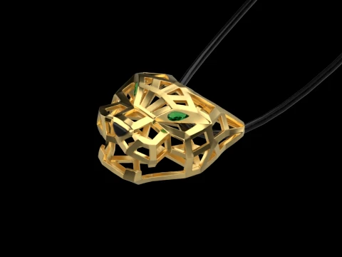 Pendant panther 3D Print Model