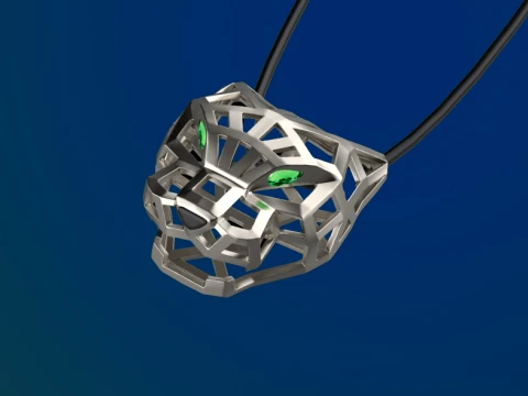 Pendant panther 3D Print Model