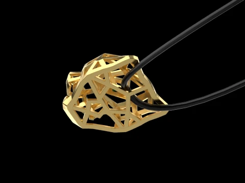 Pendant panther 3D Print Model