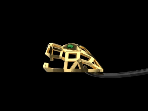 Pendant panther 3D Print Model