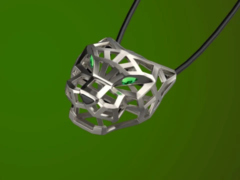 Pendant panther 3D Print Model