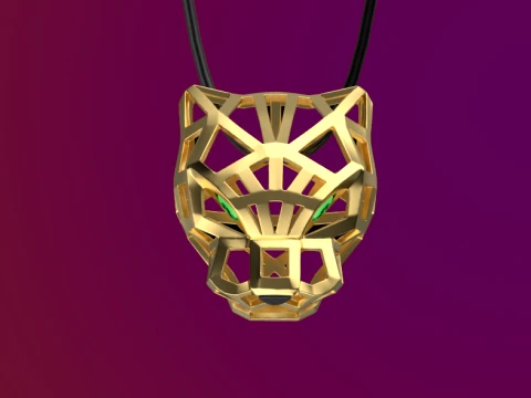 Pendant panther 3D Print Model
