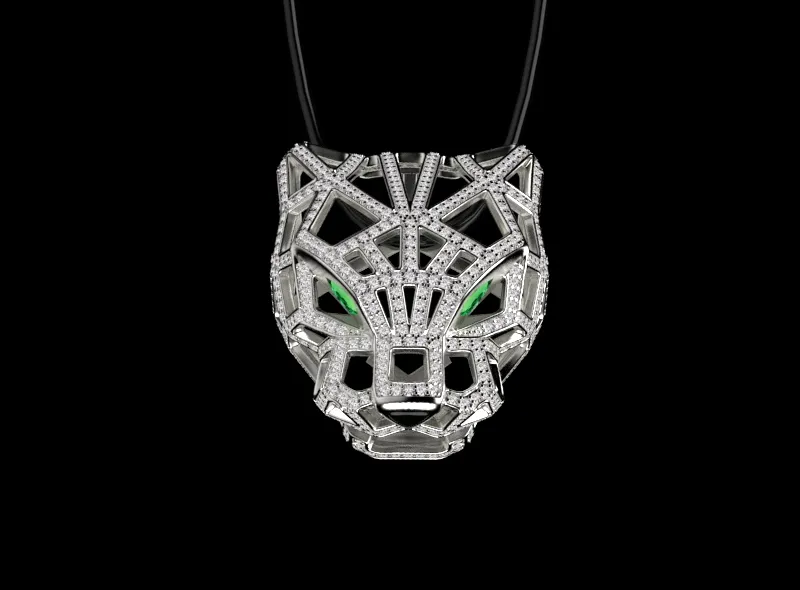 Pendant panther 3D Print Model .c4d .max .obj .3ds .fbx .stl .blend 