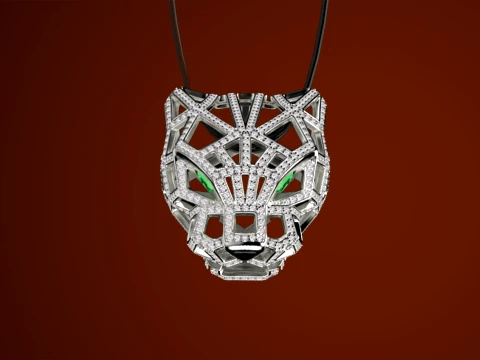 Pendant panther 3D Print Model
