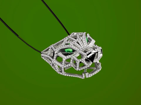 Pendant panther 3D Print Model