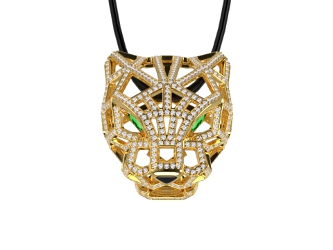 Pendant panther 3D Print Model