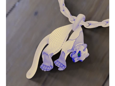 Pendant panther 3D Print Model