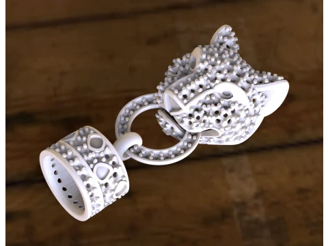 Pendant panther 3D Print Model