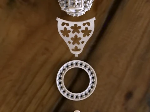 Pendant panther 3D Print Model