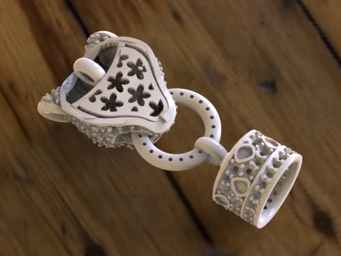 Pendant panther 3D Print Model