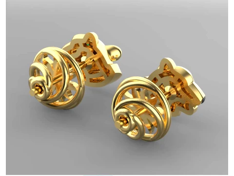 Earrings panther 3D Print Model