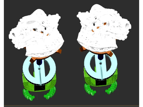 Earrings panther 3D Print Model