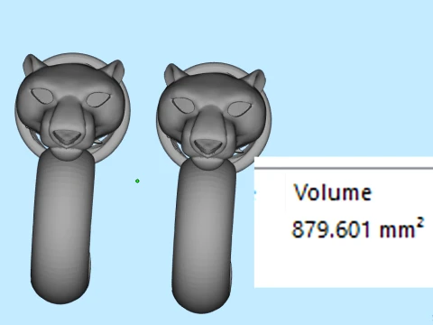 Earrings panther 3D Print Model