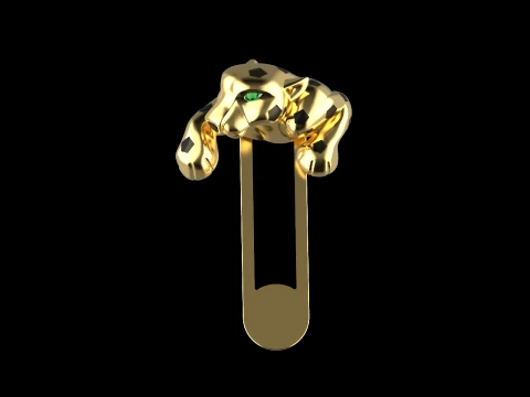 Cufflinks panther 3D Print Model