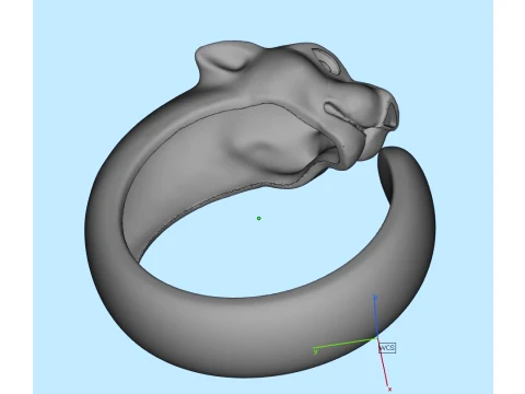 Ring Panther 3D Print Model