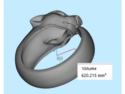 Ring Panther 3D Print Model