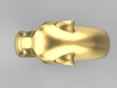 Ring Panther 3D Print Model