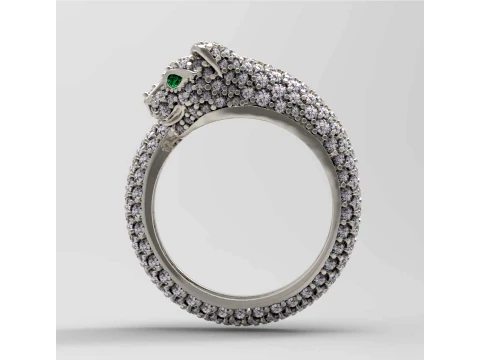 Ring Panther 3D Print Model