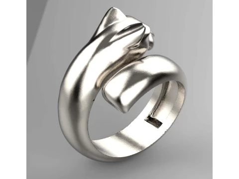Ring Panther 3D Print Model