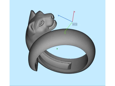 Ring Panther 3D Print Model