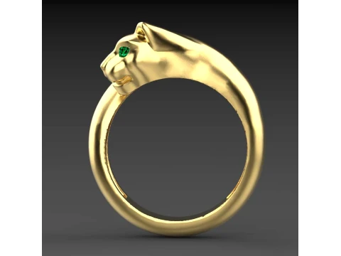 Ring Panther 3D Print Model