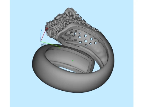 Ring Panther 3D Print Model