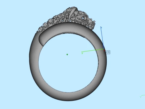 Ring Panther 3D Print Model
