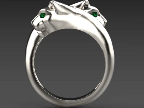 Ring Panther 3D Print Model