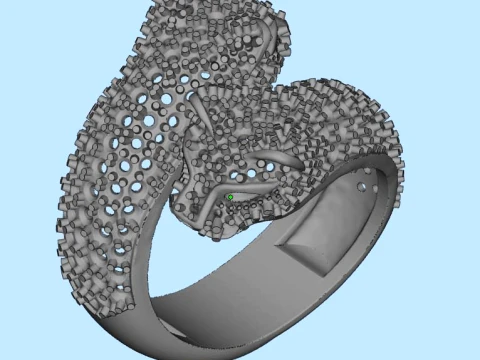 Ring Panther 3D Print Model