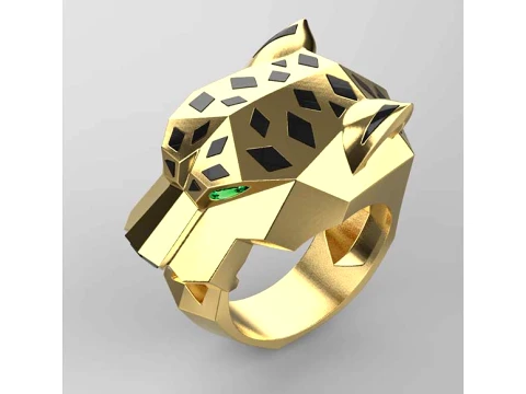 Ring Panther 3D Print Model