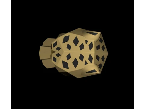 Ring Panther 3D Print Model