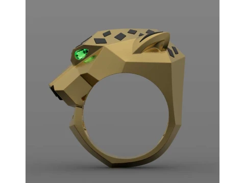 Ring Panther 3D Print Model
