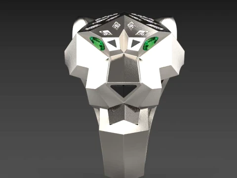 Ring Panther 3D Print Model
