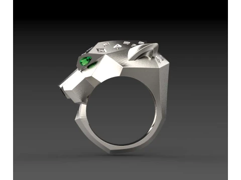 Ring Panther 3D Print Model