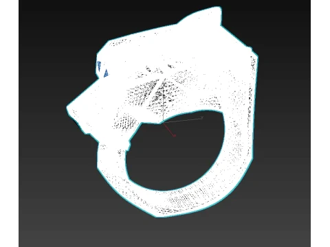Ring Panther 3D Print Model