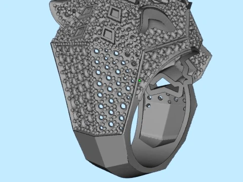 Ring Panther 3D Print Model