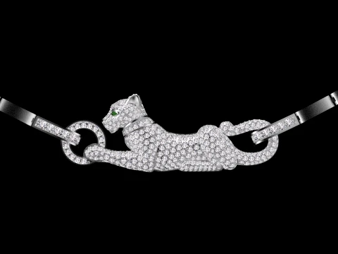 Pendant panther 3D Print Model